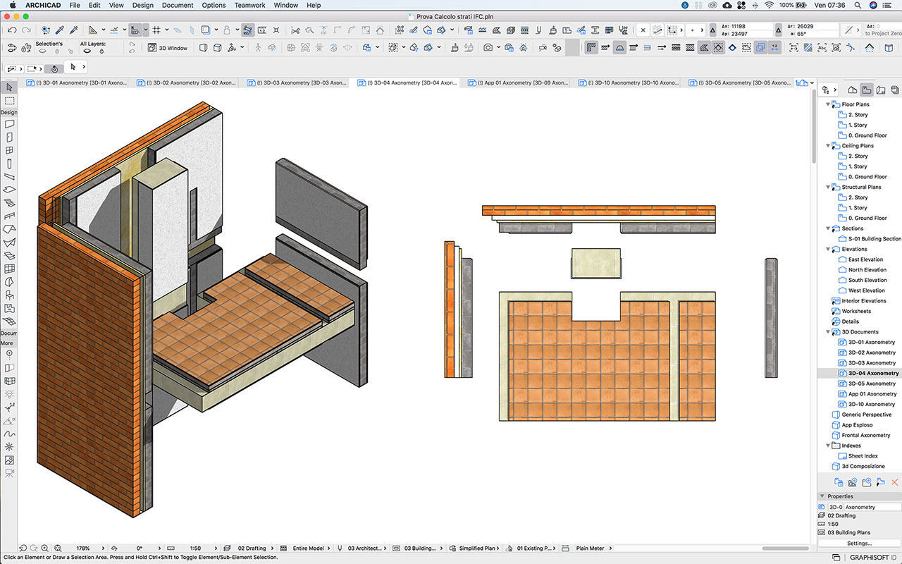 quantity take off BIM Archicad Solibri 04