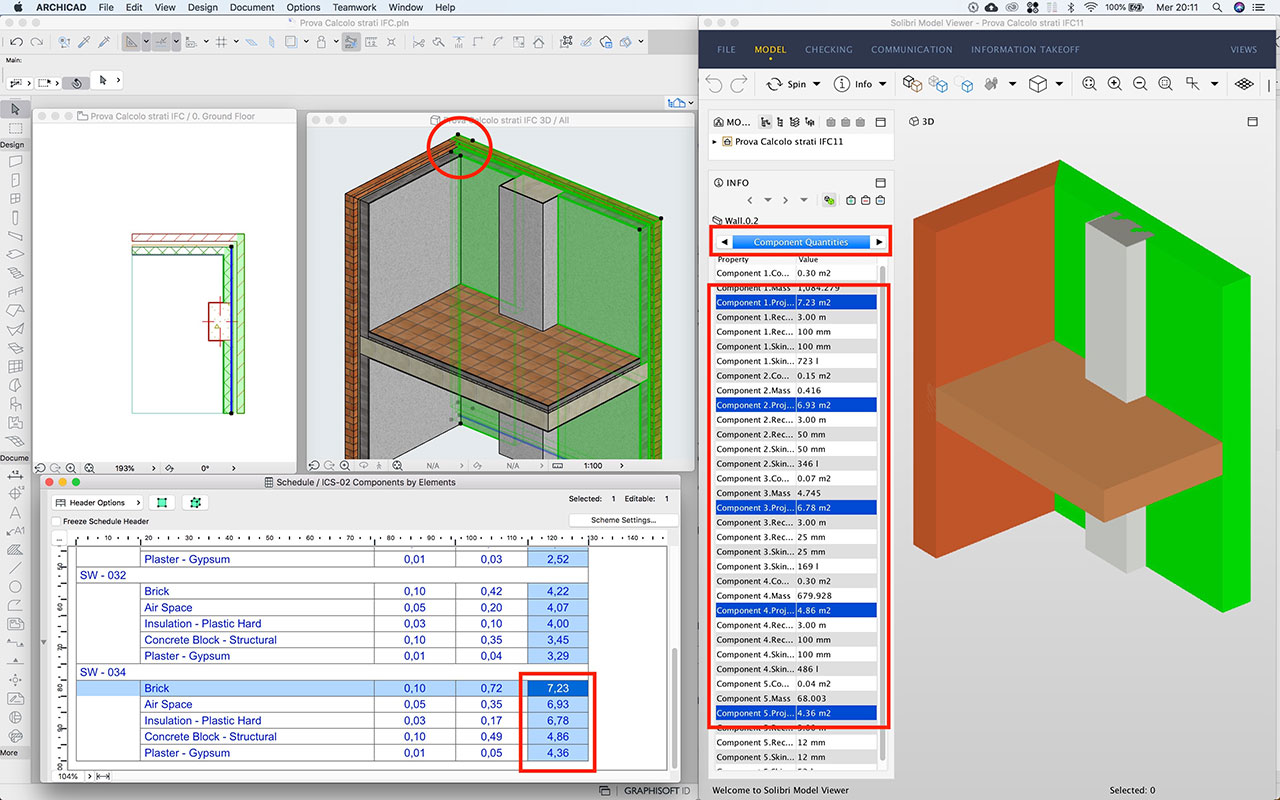 quantity take off BIM Archicad Solibri 06